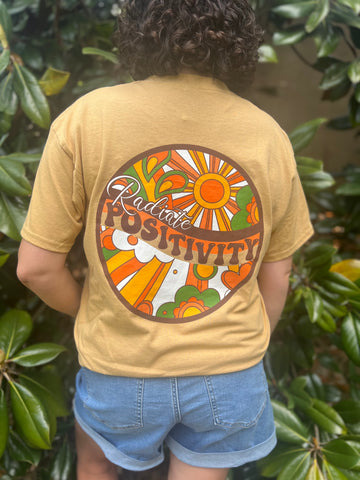 "One Day At A Time" Back Print Tee