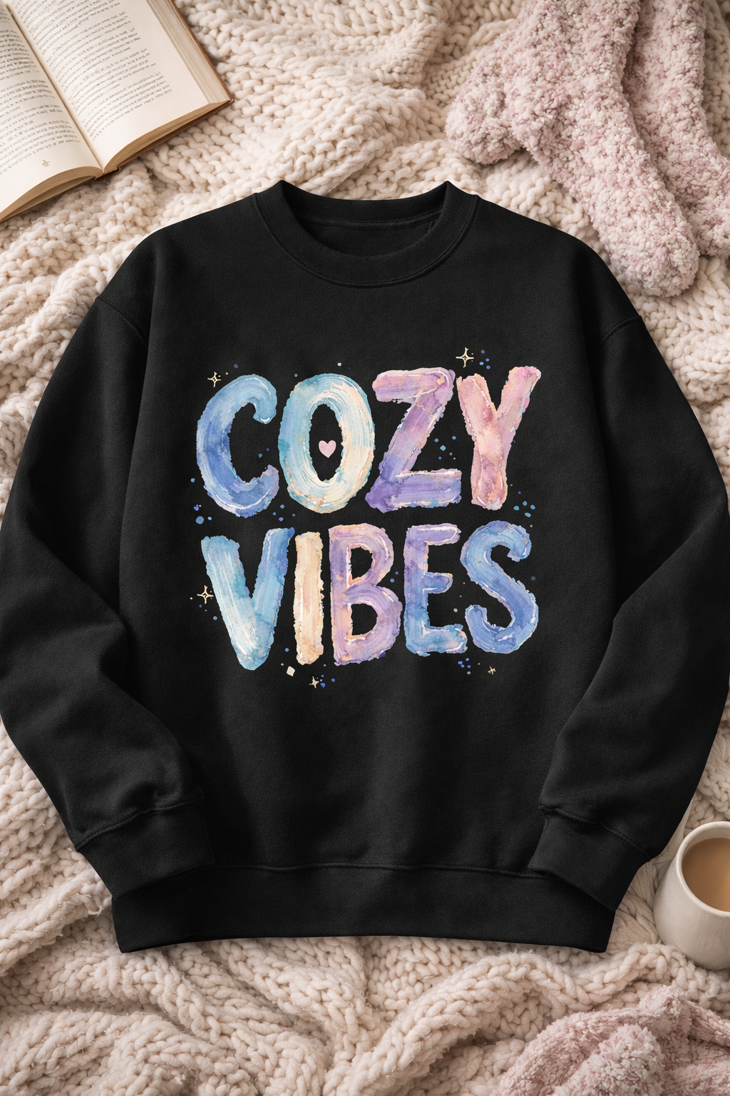 COZY VIBES CREWNECK