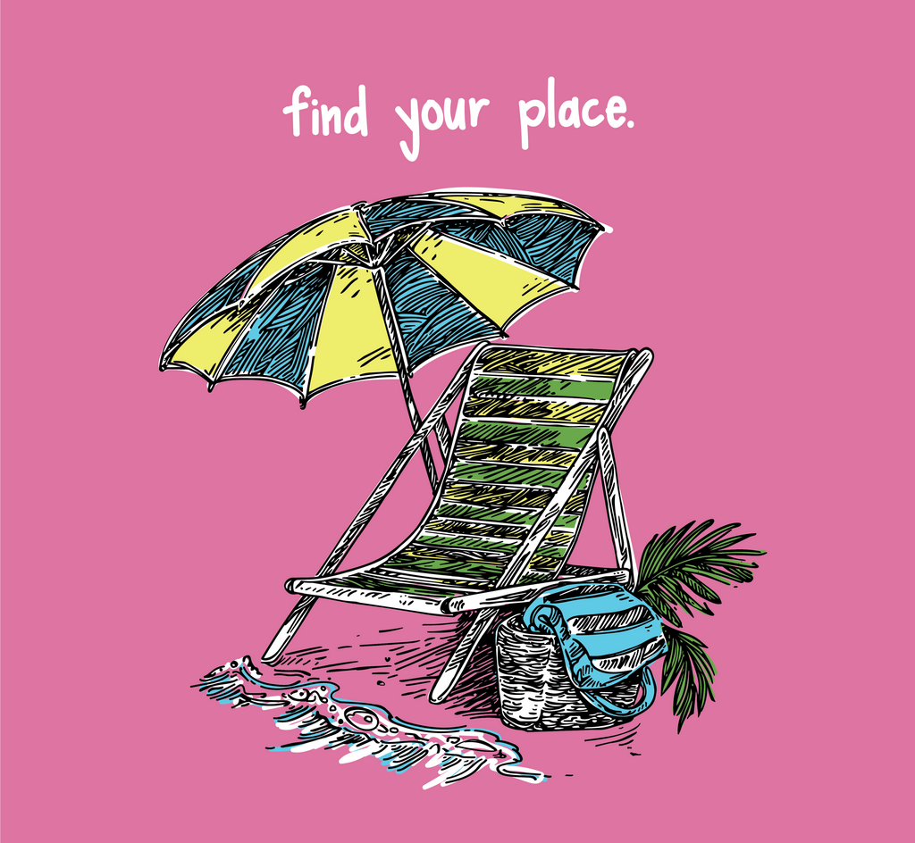 "Find Your Place" Back Print Tee