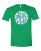 Daisy Smiley Front Print Gildan Tee