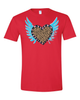 80's Heart Front Print Gildan