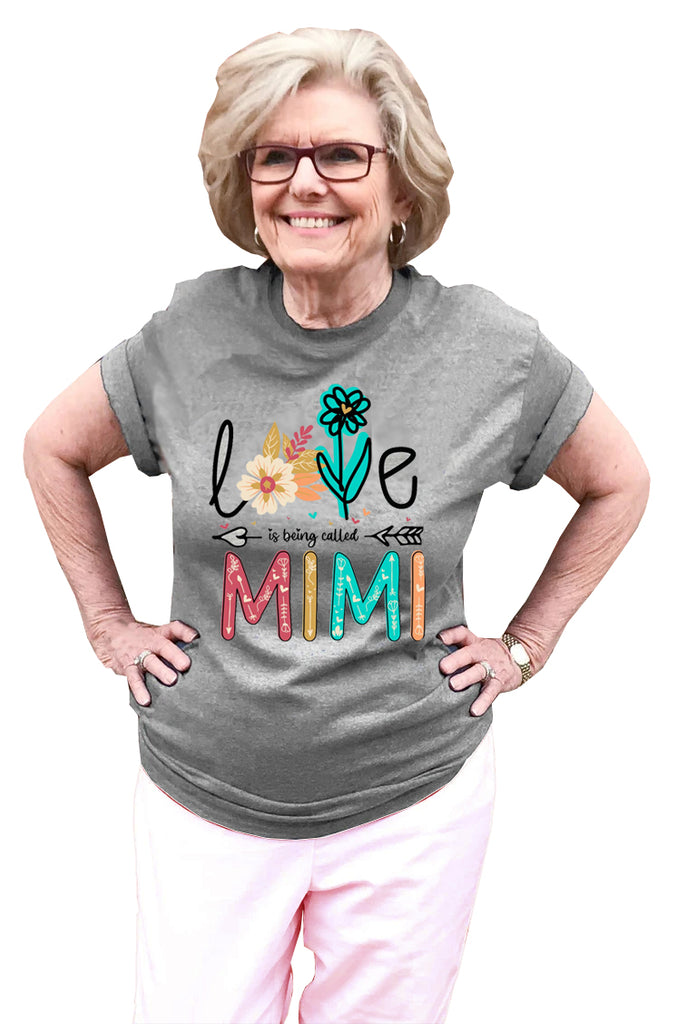 "Love Mimi" Front Print Tee