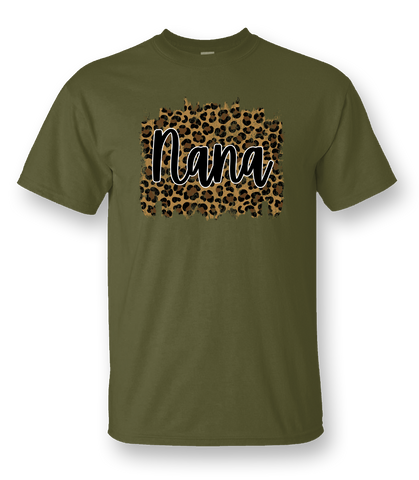 "Happy Fall Y'all Leopard Jeep" Front Print Tee